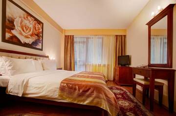 Фото номера Двухместный номер с 1 кроватью и балконом Отель Hotel Nemira г. Слэник-Молдова 10